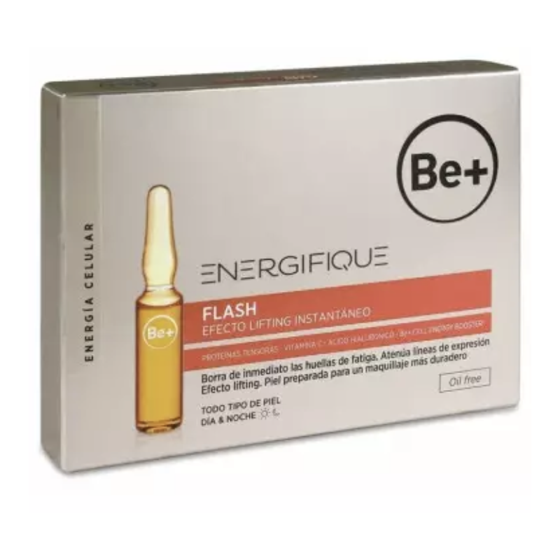 BE+ ENERGIFIQUE AMPOLLAS EFECTO FLASH 5 UNIDADES 2 ML