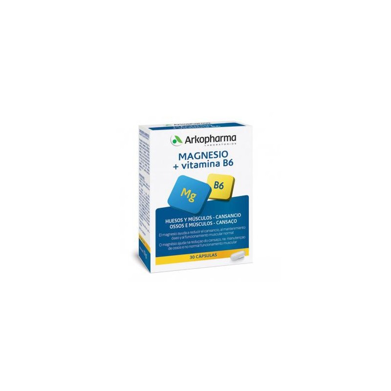 ARKOPHARMA MAGNESIO + VIT B6 2 UNI 21 COMPRIMIDOS EFERVESCENTES PACK