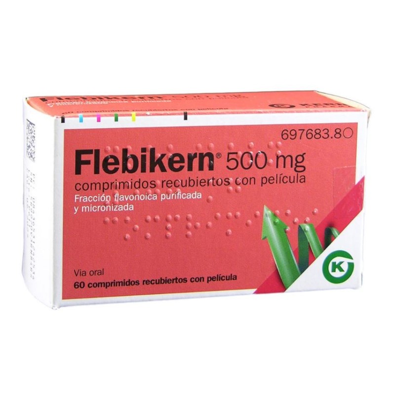 FLEBIKERN 500 MG 60 COMPRIMIDOS RECUBIERTOS