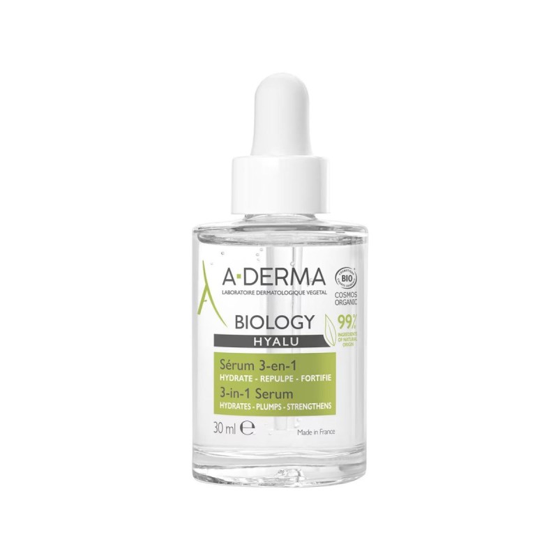 A-DERMA BIOLOGY HYALU SERUM 3 EN 1 1 FRASCO 30 ML
