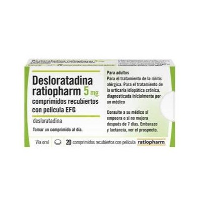 Desloratadina Ratiopharm Sin Receta