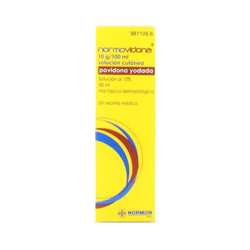NORMOVIDONA 100 MG/ML SOLUCION CUTANEA 1 FRASCO 50 ML