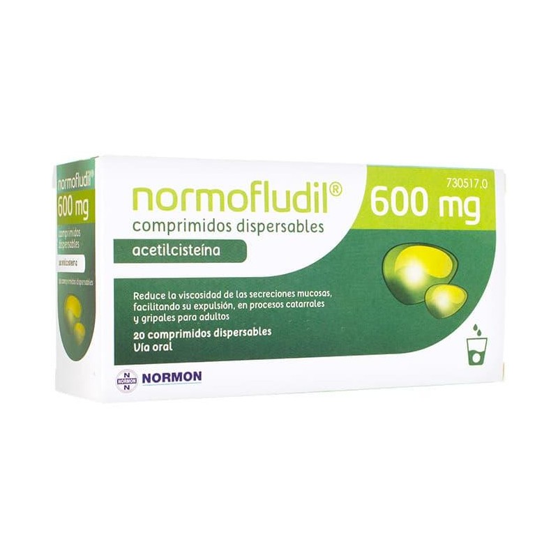 Normofludil 600mg 20 Comprimidos