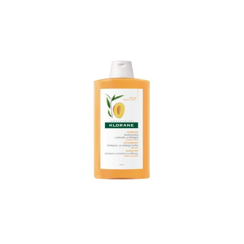 KLORANE CHAMPU NUTRITIVO A LA MANTECA DE MANGO 400 ML