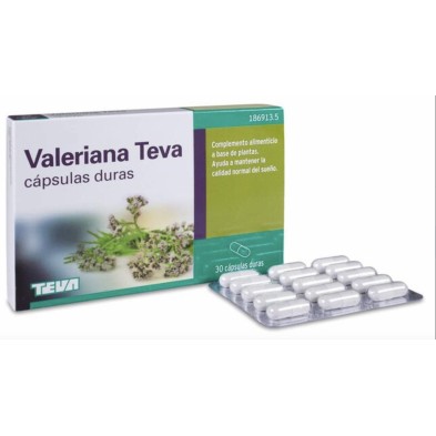 VALERIANA TEVA 30 CAPSULAS DURAS