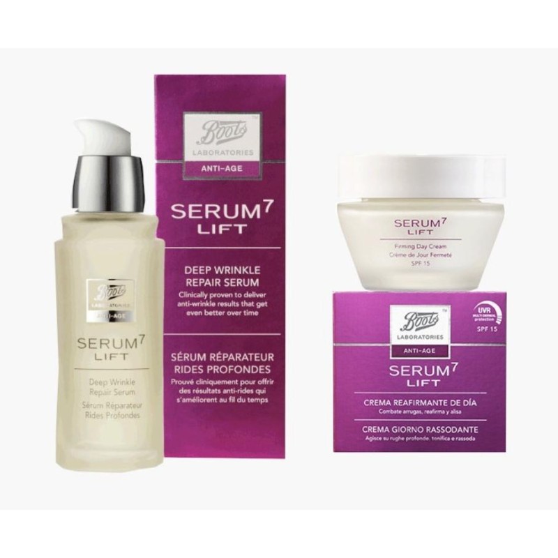 BOOTS LABORATORIES SERUM7 ANTIAGE PACK SERUM REN