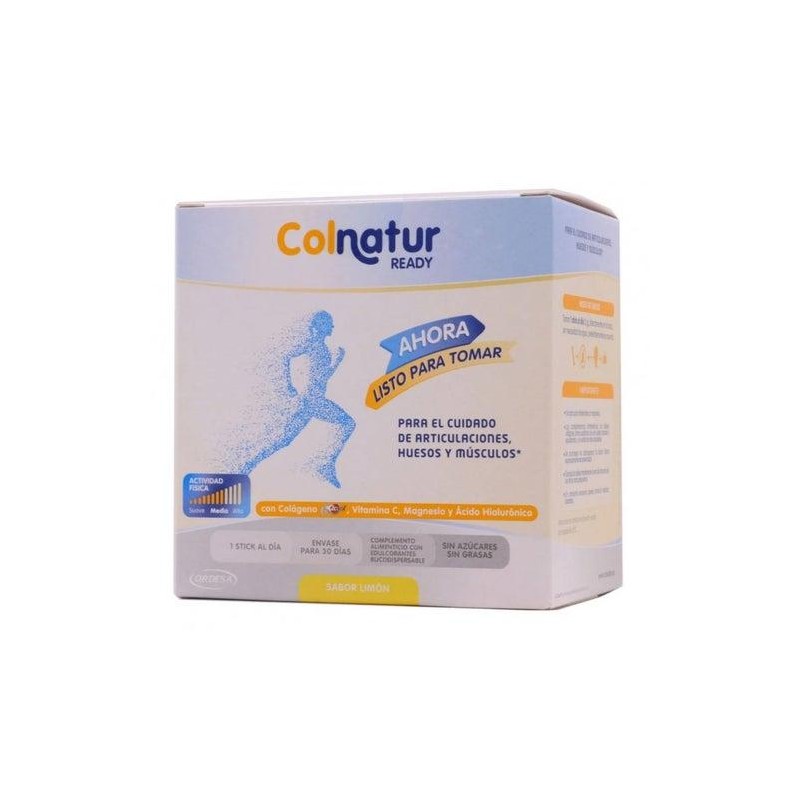COLNATUR READY 30 STICKS 3 G SABOR LIMON