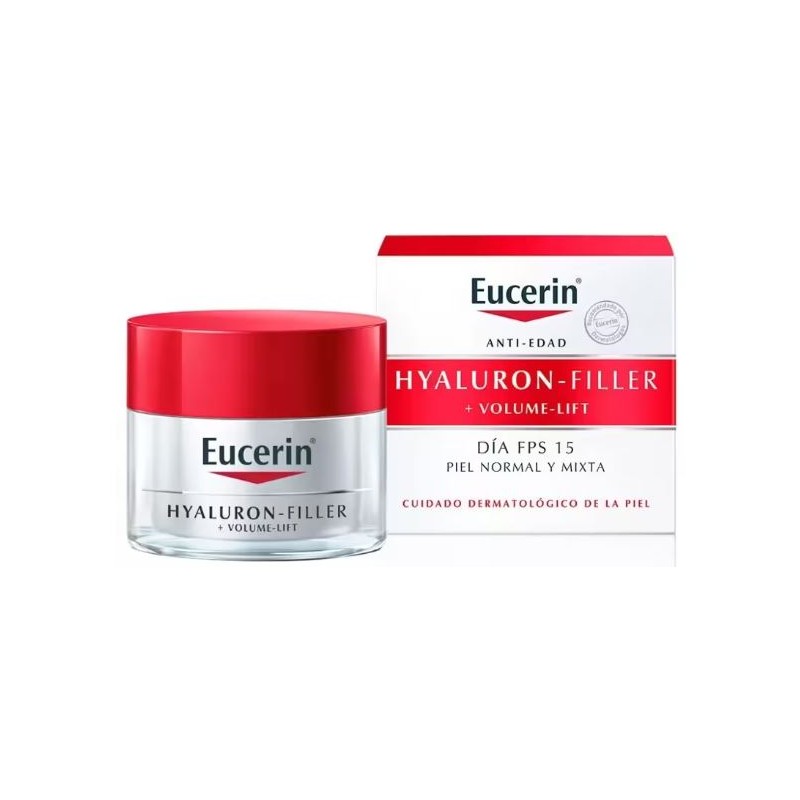 EUCERIN HYALURON FILLER+VOLUME LIFT DIA FPS 15 PIEL NM 50 ML