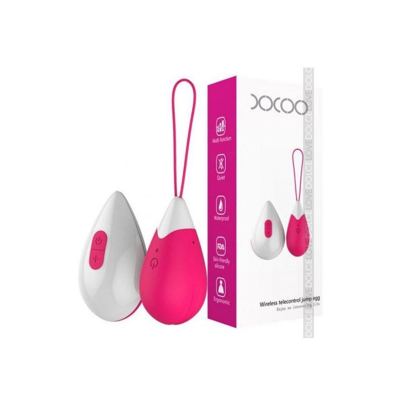 XXOO HUEVO VIBRADOR CONTROL REMOTO FUCSIA RECARGABLE NEZEND