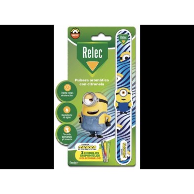 RELEC PULSERA AROMATICA 1 UNIDAD MINION  AZUL