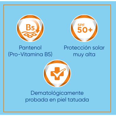 BEPANTHOL TATTOO CREMA SOLAR PROTECTORA FPS50+