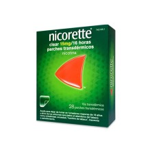 NICORETTE CLEAR 15 MG/16 H 28 PARCHES TRANSDERMICOS