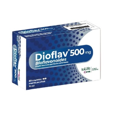 DIOFLAV 500 MG 60 COMPRIMIDOS RECUBIERTOS