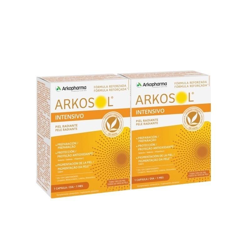 ARKOSOL INTENSIVO 2 ENVASES 30 CAPSULAS PACK DESCUENTO