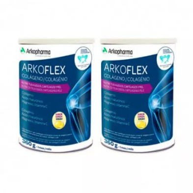 ARKOFLEX COLAGENO CONDRO-AID 2 LATAS 360 G SABOR LIMON PACK
