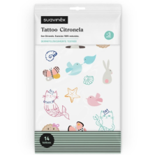 SUAVINEX TATTOO CON CITRONELLA 14 UNIDADES