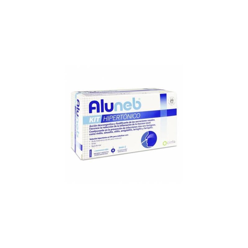 ALUNEB HIPERTONICO KIT 20 VIALES 5 ML + 1 DISPOS