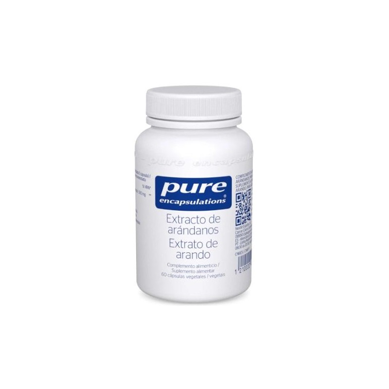PURE ENCAPSULATIONS EXTRACTO DE ARANDANOS 60 CAPSULAS