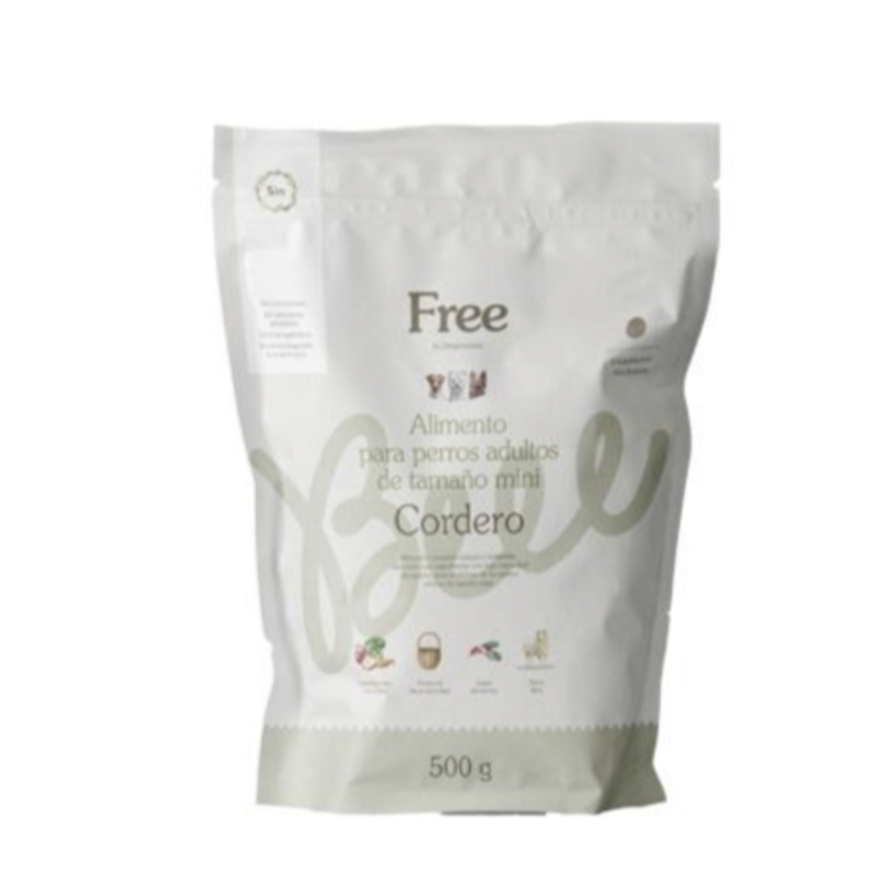 FREE ADULTO CORDERO MINI 500 g