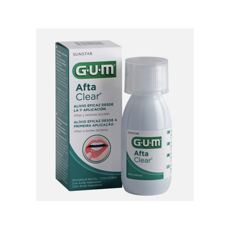 GUM AFTACLEAR COLUTORIO 120 ML
