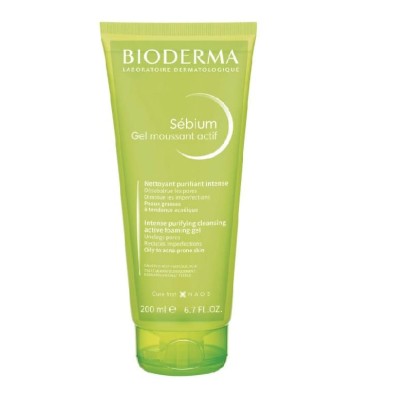 SEBIUM GEL MOUSSANT ACTIF 1 TUBO 200 ML