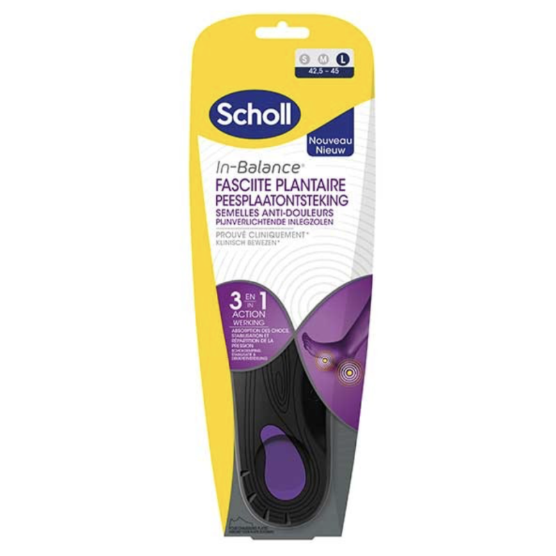 PLANTILLA SCHOLL FASCITIS PLANTAR TALL L