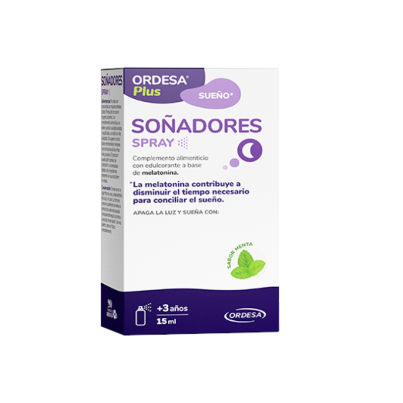SOÑADORES SPRAY 1 ENVASE 15 ML SABOR MENTA