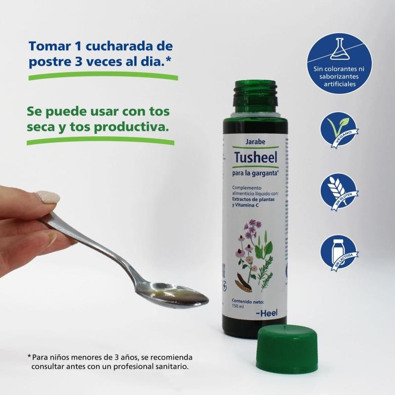 TUSHEEL JARABE PARA LA GARGANTA 1 ENVASE 150 ML