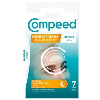 COMPEED PARCHE ANTI-GRANOS LIMPIADOR TRIPLE ACCION 7 UNIDADES