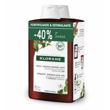 PACK DUO CHAMPU QUININA 2X400ML 40% 2U