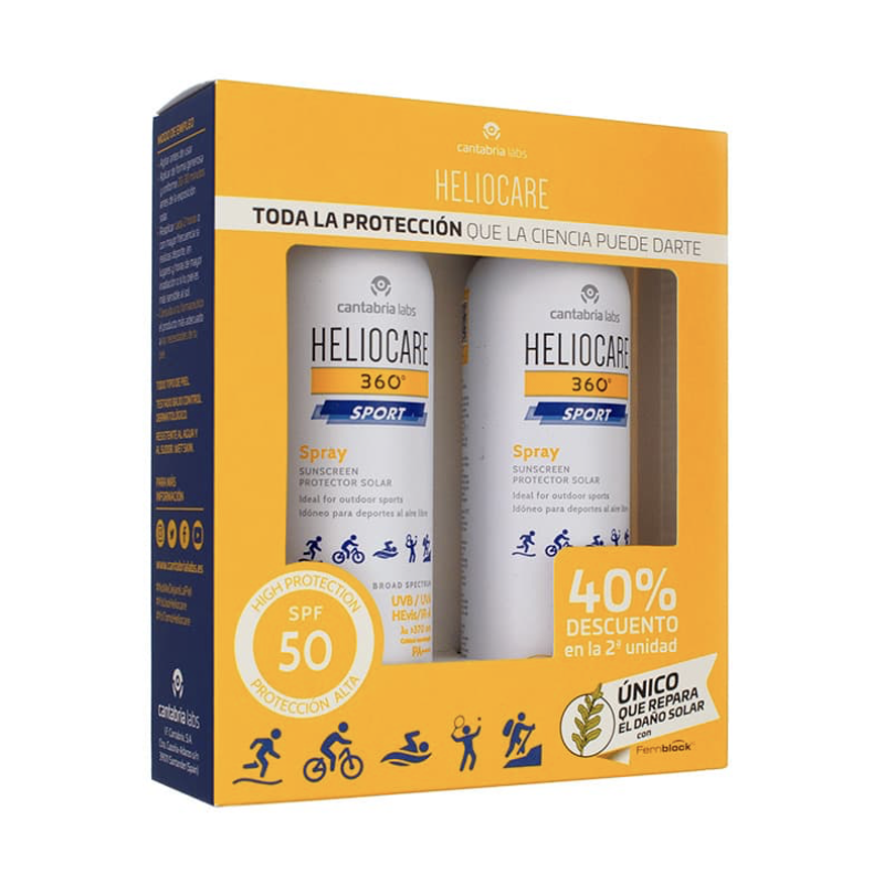 HELIOCARE 360 DUPLO SPORT SPRAY SPF50 -40%2U