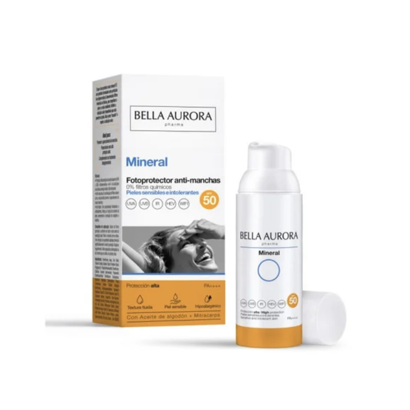 BELLA AURORA MINERAL FOTOPROTECTOR ANTI-MANCHAS SPF50 50 ML