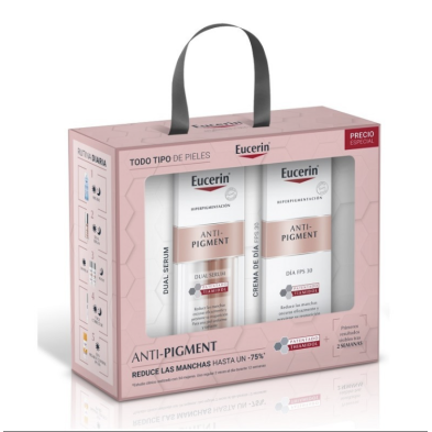EUCERIN COFRE ANTIPIGMENT DUAL SERUM+CREMA DE DIA FPS30 50 ML
