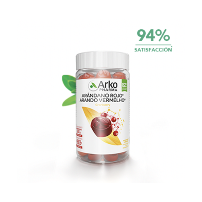ARKOPHARMA ARANDANO ROJO GUMMIES 60 CARAMELOS DE GOMA