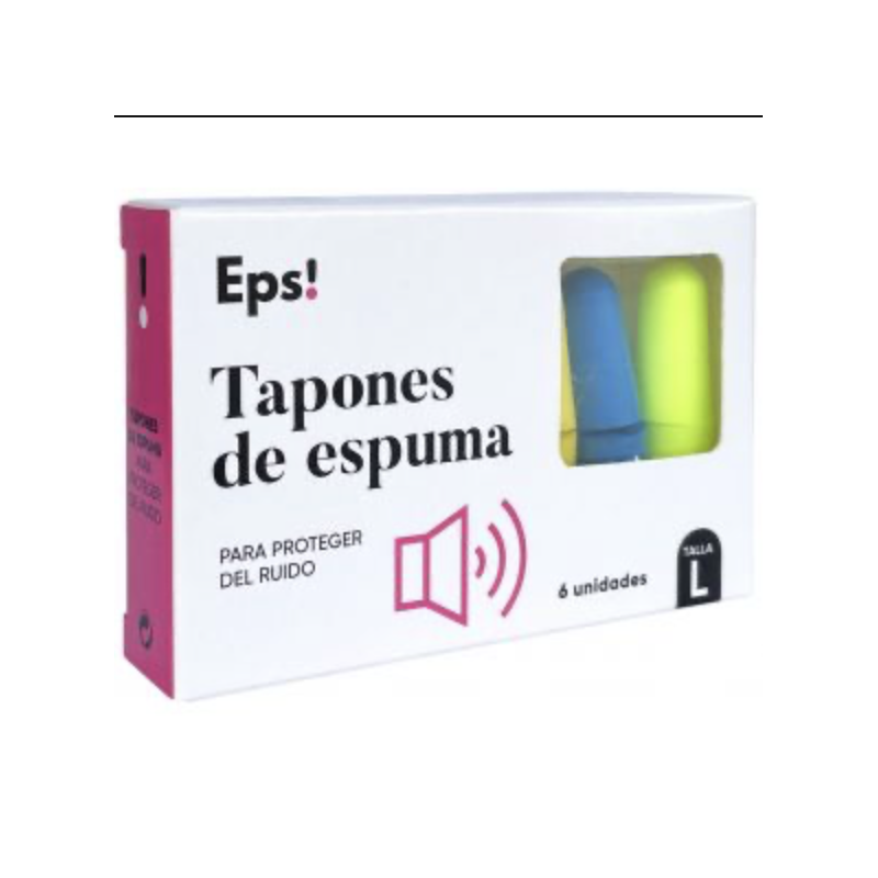 TAPONES DE ESPUMA EPS! 6 UNIDADES TALLA L