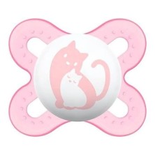 CHUPETE LATEX MAM START 0-2 M ROSA
