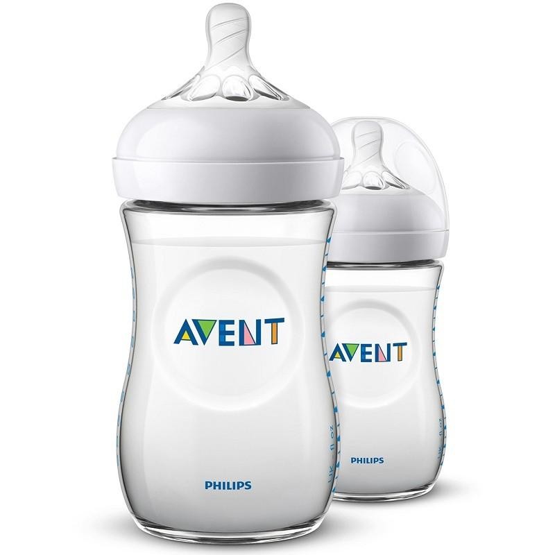 BIBERON PP NATURAL PHILIPS AVENT 260 ML 2 U