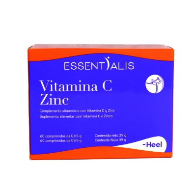 ESSENTIALIS VITAMINA C ZINC 60 COM