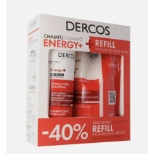 DUPLO DERCOS CHAMPU ENERGY 400ML+ECOREFILL