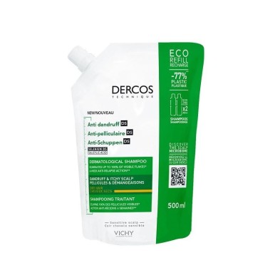 DERCOS CHAMPU ANTICASPA CABELLO SECO 500 ML ECOPACK