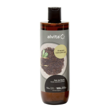 ALVITA GEL DE BAÑO TE NEGRO CON ESPECIAS 1 ENVASE 400 ML