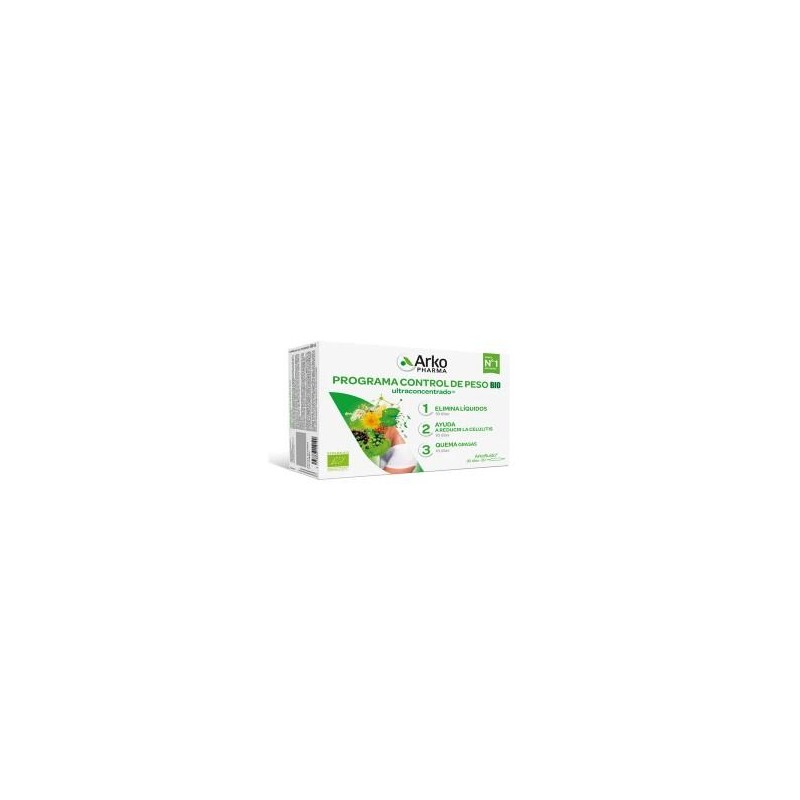 ARKOFLUIDO PROGRAMA CONTROL DE PESO BIO 30 AMPOLLAS 10 ML