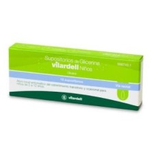 SUPOSITORIOS DE GLICERINA VILARDELL NIÑOS 1,58 G 12 SUPOSITORIOS (BLISTER)