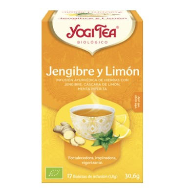 YOGI TEA JENGIBRE Y LIMON