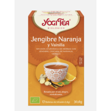 YOGI TEA JENGIBRE, NARANJA Y VAINILLA