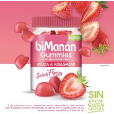 BIMANAN GUMMIES CON GLUCOMANANO  FRESA
