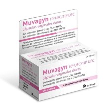 MUVAGYN 10^8 UFC/ 10^8 UFC 8 CAPSULAS VAGINALES