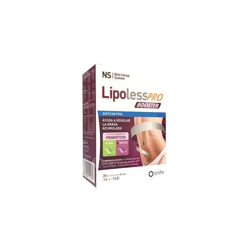 NS DIETCONTROL LIPOLESS PRO BOOS 30 COMP BICAPA