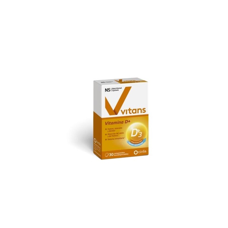 NS VITANS VITAMINA D+ 30 COMP BUCODISP