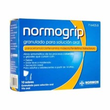 NORMOGRIP ANTITUSIVO 10 SOBRES GRANULADO PARA SOLUCION ORAL